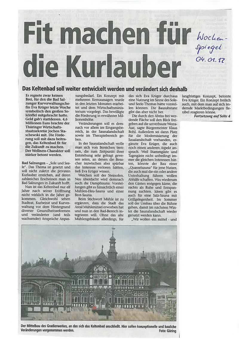 Wochenspiegel (1) vom 04.01.2012