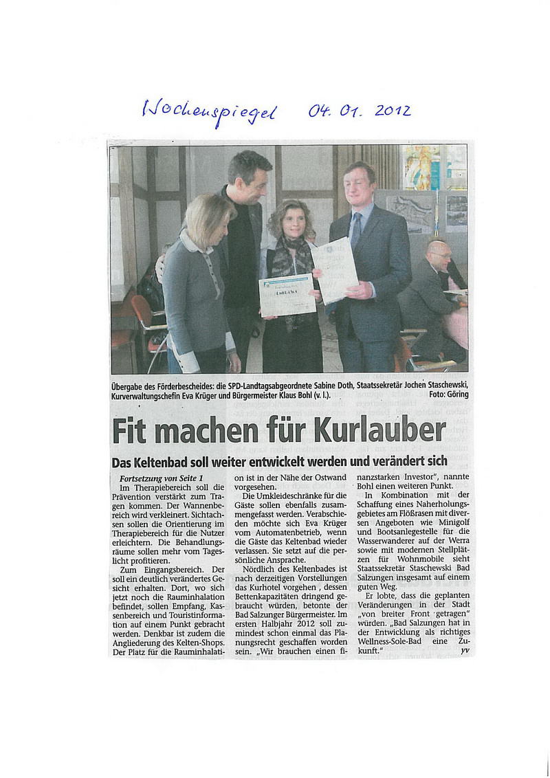 Wochenspiegel (2) vom 04.01.2012
