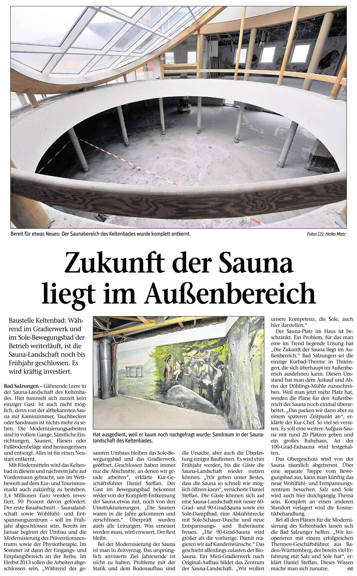 Südtühringer Zeitung vom 20.0.2012
